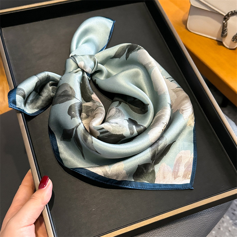 100% Silk Scarf Bandana Women  - Silk Scarf Square recension och pris