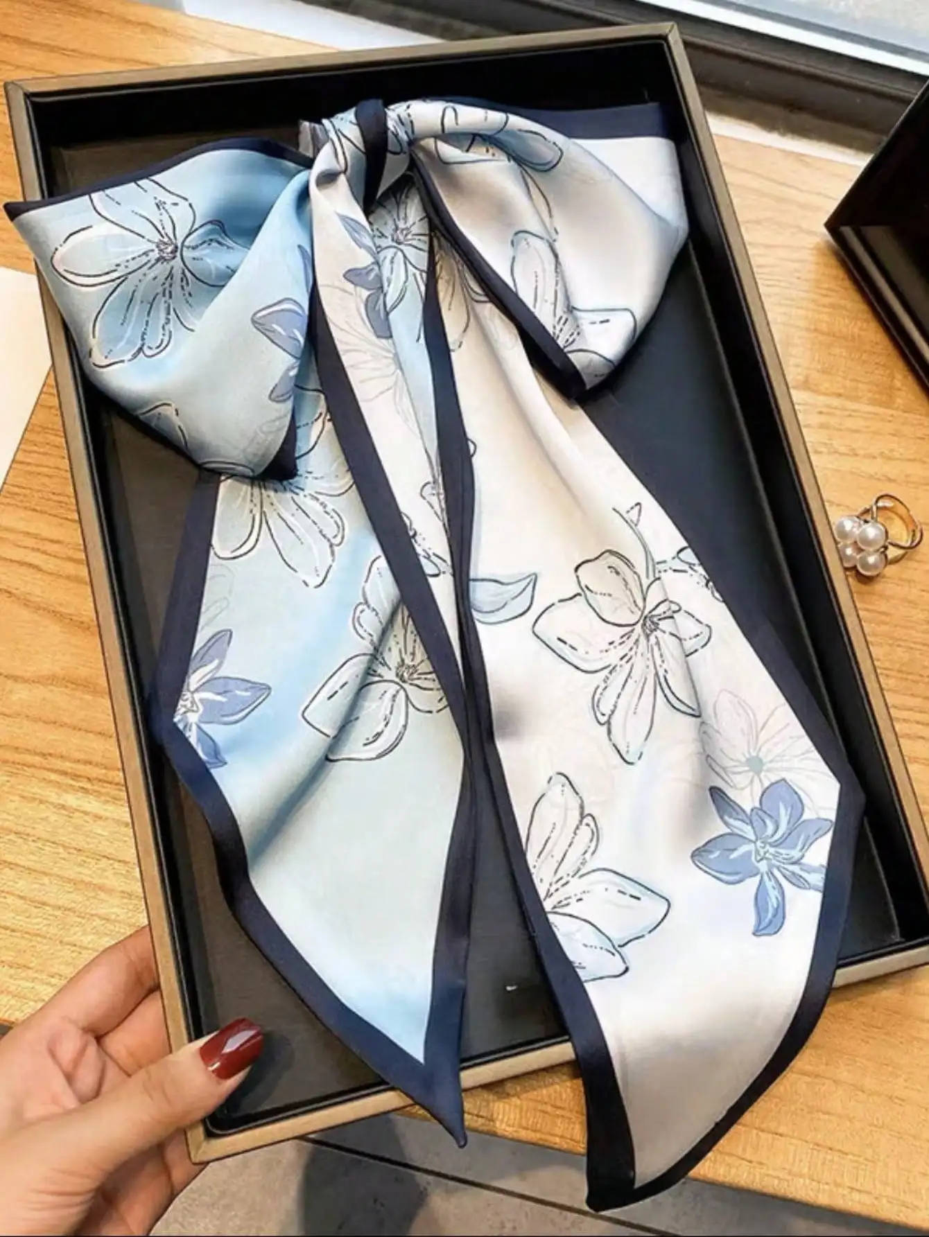 Women's Spring/Summer Casual F - Silk Scarf Square recension och pris
