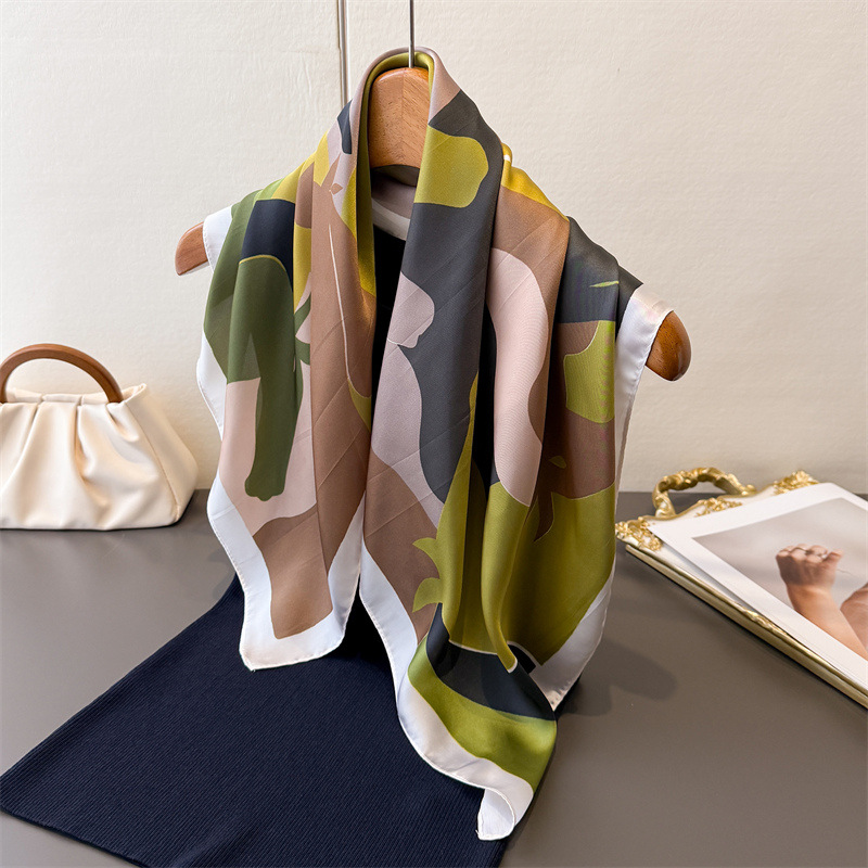 2026 New Women Square Scarf Im - Silk Scarf Square recension och pris
