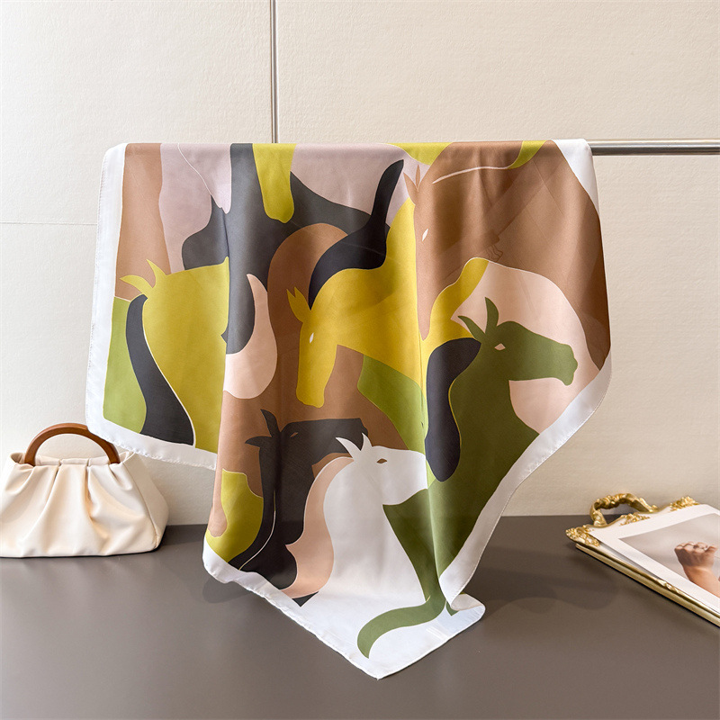 2026 New Women Square Scarf Im - Silk Scarf Square recension och pris