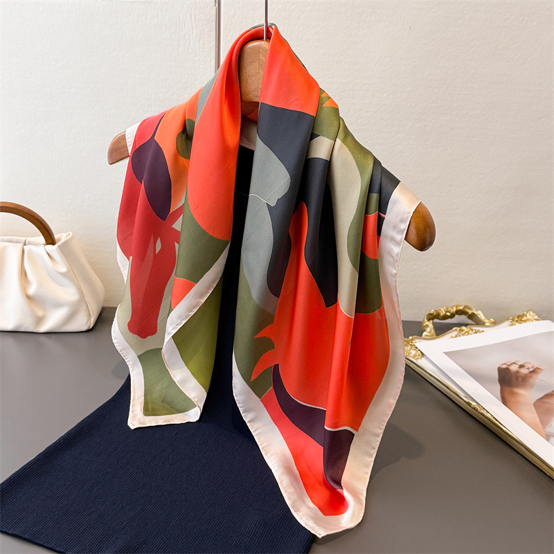 2026 New Women Square Scarf Im - Silk Scarf Square recension och pris