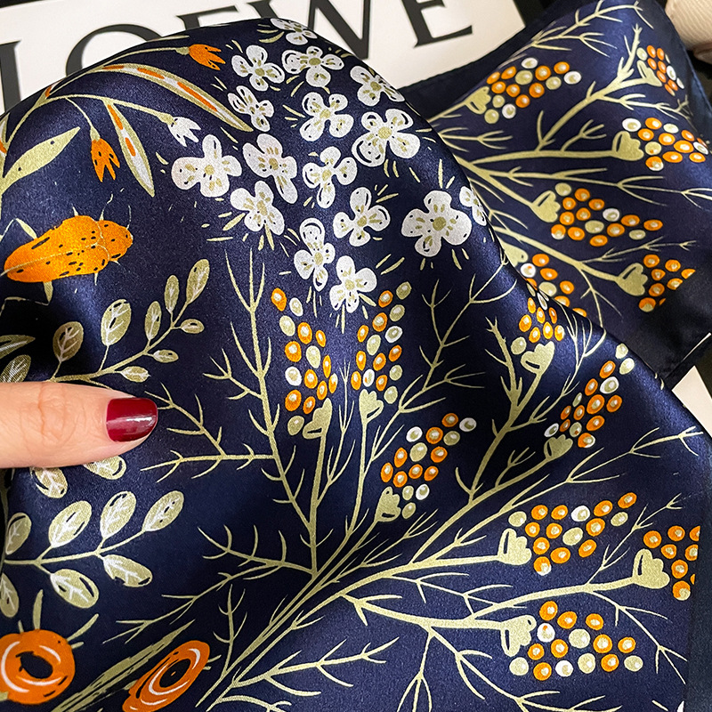 2026 Fashion 100% Real Silk Sq - Silk Scarf Square recension och pris