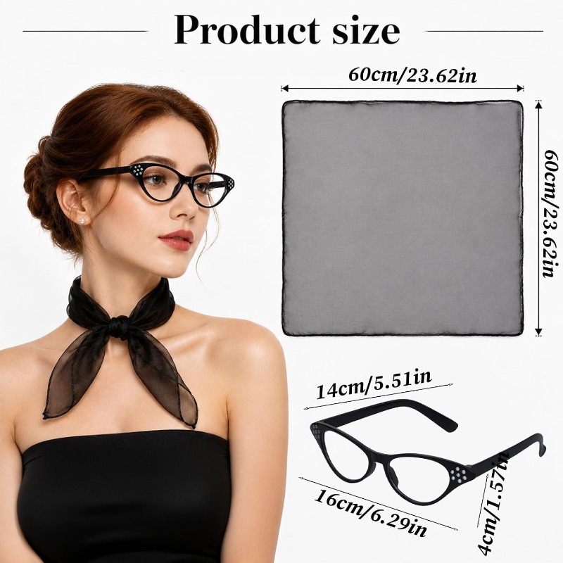 2PCS 50s Accessories for Women - Women'S Accessories In The 1950S recension och pris