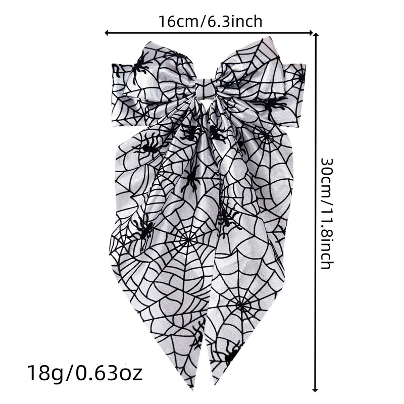 Halloween Spider Web Bow Hair  - Women'S Emo Accessories recension och pris